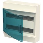 Бокс настенный Mistral41 36М зеленая прозрачная дверь (с клемм) 2ряда ABB
