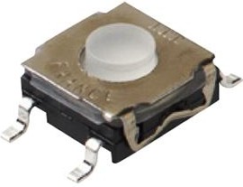 KSC201JLFS, Микропереключатель TACT; SPST; Пол: 2; 0,05A/32ВDC; SMD; 1,6Н; KSC