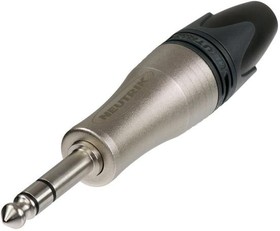 NP3XL, jumboPLUG - 3 pole 1/4'' professional phone plug - up to 10 mm cable O.D. The professional 1/4'' jumboPLUG for t ...