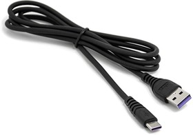 Фото 1/4 Кабель USB 2.0 AM-Type-C 1,2 метра, 3A чёрный, в коробке 13700-007T3BK
