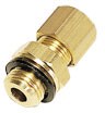0101 14 21, LF3000 Series Straight Threaded Adaptor, G 1/2 Male to Push In 14 mm, Threaded-to-Tube Connection Style