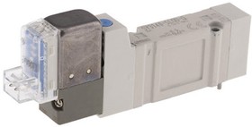 SY3100-5UD1, 5/2 Pneumatic Solenoid Valve - Solenoid/Pilot SY3000 Series 24V dc