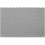 Облицовка радиатора алюминий, 100 х 30 см, черная, ячейки 15 х 6,5мм сомбреро DKS-050
