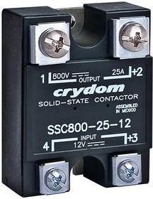 Фото 1/3 SSC1000-25-12, Contactors - Solid State CONTACTOR 10-12VDC