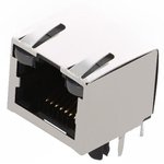 RJHSE-538B, Гнездо; RJ45; Кат:5; экранированный, с LED; Конфиг.выводов:8p8c