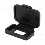 MUSBR2A51042BP, Корпус гнезда, MUSB, с низким профилем, IP40, черный