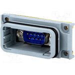 VS09-A-GC-ST/ST, Переходник: разъём D-Sub; D-Sub 9pin вилка,с обеих сторон