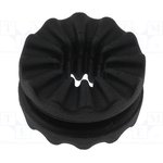 VG-2, Grommet; black; Panel thick: max.9.53mm; rubber; Oout: 14.4mm