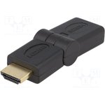 AH0011, Адаптер, гнездо HDMI поворачивается на ±90°,вилка HDMI