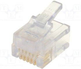 940-SP-3066R, Вилка; RJ12; PIN: 6; Конф: 6p6c; на провод; IDC,обжим