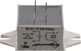 Фото 1/3 70S2-04-C-10-M, SSR, PCB MOUNT, 280VAC, 30VDC, 10A