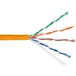 Кабель NETLAN EC-UU004-5E-LSZH-OR U/UTP 4 пары, Кат.5e (Класс D), 100МГц ...