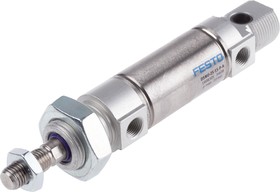Фото 1/4 DSNU-25-15-P-A, Pneumatic Cylinder - 1908305, 25mm Bore, 15mm Stroke, DSNU Series, Double Acting
