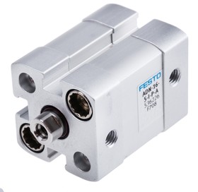 Фото 1/3 ADN-16-5-I-P-A, Pneumatic Cylinder - 536226, 16mm Bore, 5mm Stroke, ADN Series, Double Acting