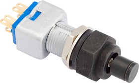18.17253.30, Push Button Switch, Momentary, Panel Mount, 10.2mm Cutout, DPDT, 48 V dc, 220V ac, IP65, IP67