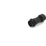 Circular Connector, 4 Contacts, Cable Mount, 17 mm Connector, Plug, Male, IP68