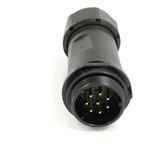 Circular Connector, 8 Contacts, Cable Mount, 21 mm Connector, Plug, Male, IP68