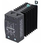 CMRD6055, Solid State Relay w/Heat Sink - 4-32 VDC Control - 55 A Max Load - ...