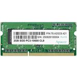 Apacer DDR3 4GB 1600MHz SO-DIMM (PC3-12800) CL11 1.35V (Retail) 512*8 3 years ...