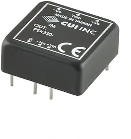 PDQ30-Q48-S3-D, Isolated DC/DC Converters - Through Hole 30W 18-75Vin 3.3Vout 7.5A Iso Reg DIP