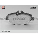 Колодки тормозные передние FENOX BP43169