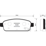 SP1363, Колодки тормозные Chevrolet Cruze 09-; Opel Astra J 09-, Mokka 12- ...
