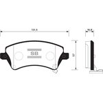 SP1502, SP1502SNS_=GDB3288=822 12=833 012B-SX !колодки дисковые п.\Toyota ...