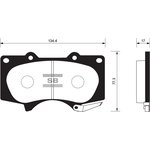 SP2033, Колодки тормозные Toyota Land Cruiser Prado (J120, J150) 03- ...