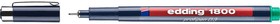 Капиллярная ручка-фломастер для черчения круглый наконечник, 0.3 мм, зеленый E-1800-0.3#4