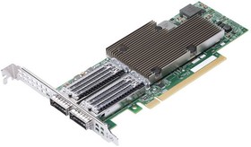 Фото 1/3 Сетевой адаптер Broadcom NetXtreme P2100G (BCM957508-P2100G) 2x100GbE (100/50/25/10GbE), PCIe 4.0 x16, QSFP56, BCM57508, Ethernet Adapter
