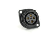 Circular Connector, 6 Contacts, Panel Mount, 21 mm Connector, Socket, Female, IP68