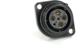 Фото 1/2 Circular Connector, 6 Contacts, Panel Mount, 21 mm Connector, Socket, Female, IP68