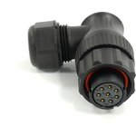 Circular Connector, 8 Contacts, Cable Mount, 21 mm Connector, Socket, Female, IP68