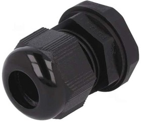 Фото 1/4 PPC13 BK080, FIT Series Black PA 6 Cable Gland, PG13.5 Thread, 6mm Min, 12mm Max, IP66, IP68