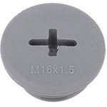 HPM16 SL080, Blanking Plug, M16, Chloroprene Rubber (O-Ring/Seal), Polyamide ...