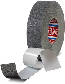 60954-00001-03, Grey PVC Film 50m Adhesive Anti-slip Tape, 1.365mm Thickness