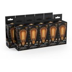 Gauss Лампа Filament ST64 8W 740lm 2400К Е27 golden LED