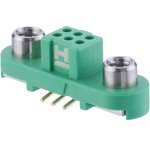 G125-FS10605F2P, PCB Receptacle, Black / Green, Wire-to-Board, 1.25 мм ...