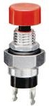 30-1, Switch Push Button N.O. SPST Round Button 1A 220VAC Momentary Contact Solder Lug Panel Mount
