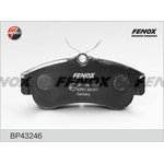 Колодки тормозные передние FENOX BP43246