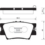 SP2081, SP2081SNS_=1231 00 !колодки дисковые з.\ Toyota Rav 4 2.4/3.5i/2.4D 4WD 06