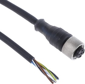 Фото 1/4 XZCP1164L5, Connection lead; M12; PIN: 5; straight; 5m; plug; 24VAC; 4A; -25?70°C