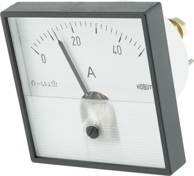 Фото 1/2 PD721MCS50A/1-001, PD72MC Analogue Panel Ammeter 0/50A Direct Connected DC DC, 72mm x 72mm Moving Coil