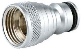 Hose Connector, Straight Threaded Coupling, BSP 1/2in 1/2in ID, 25 bar