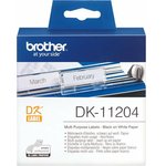 DK-11204, Label Roll, Paper, 17 x 54mm, 400pcs, White