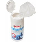 Туба с чистящими салфетками BURO BU-Tscreen, для экранов и оптики, 100шт. [817439]