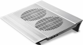 Фото 1/6 Охлаждающая подставка для ноутбука DeepCool N8 Silver