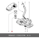 172021275R, Насос топливный электрический Renault Captur 13-17