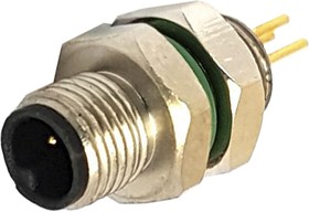 Фото 1/3 PXMBNI08FPM05BFL001, Straight Male 5 way M8 to Unterminated Sensor Actuator Cable, 100mm