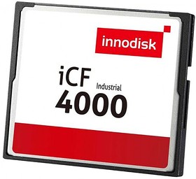 Фото 1/2 DC1M-512D31W1SB, iCF4000 CompactFlash Industrial 512 MB SLC Compact Flash Card